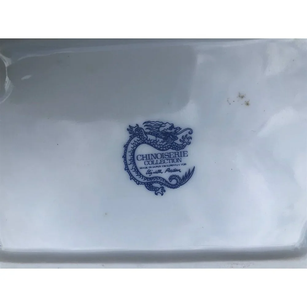 CHINOISERIE COLLECTION SOAP DISH BY ELIZABETH ARDEN MADE IN JAPAN